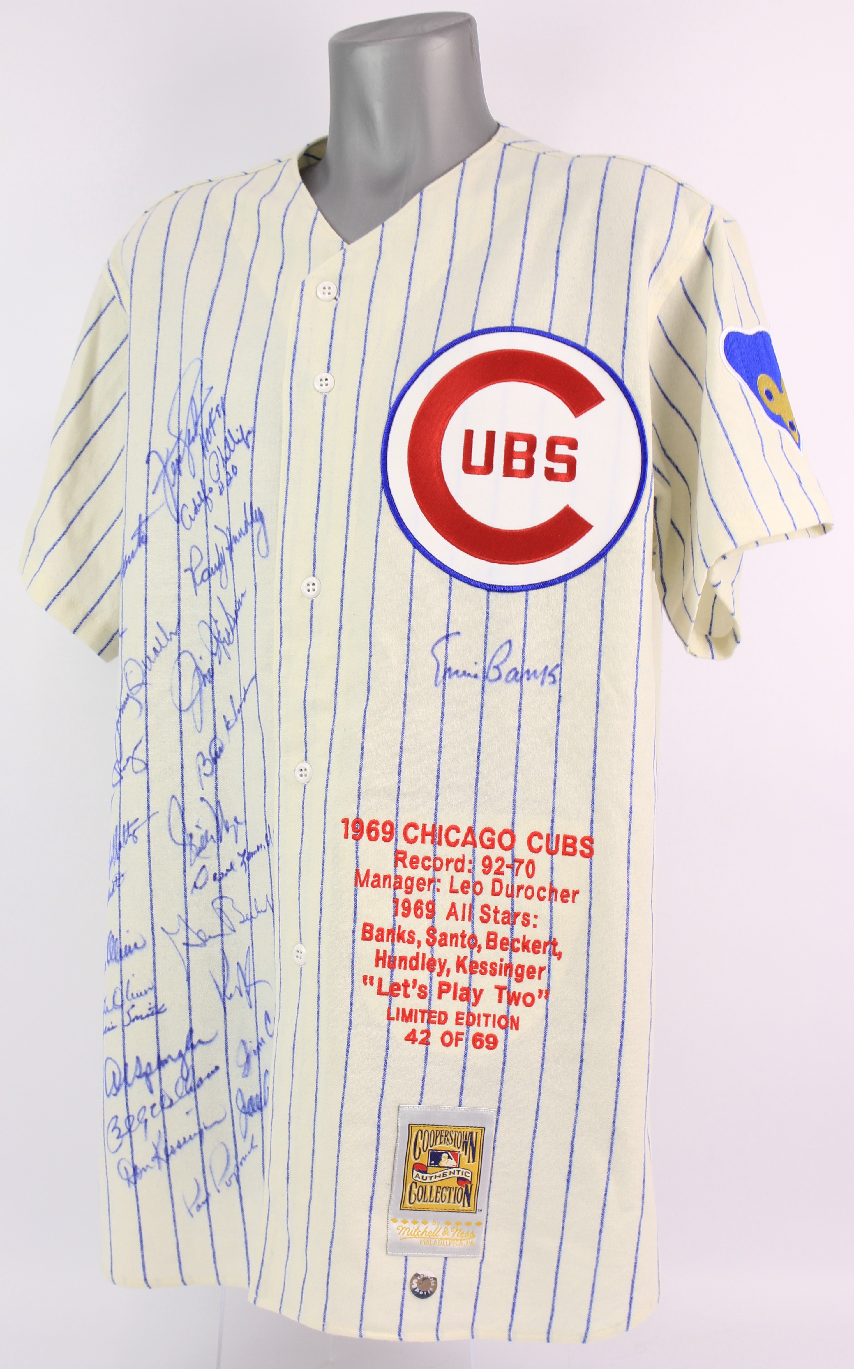 chicago cubs signed jersey