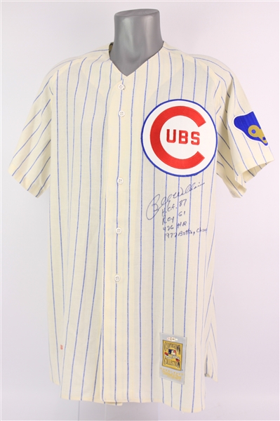 1969 Billy Williams Chicago Cubs Signed Mitchell & Ness Throwback Jersey (JSA) 13/26