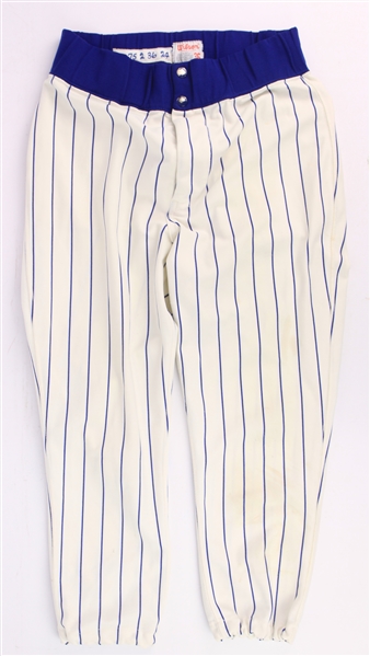 1975 Ken Crosby Eddie Watt Chicago Cubs Game Worn Home Uniform Pants (MEARS LOA)