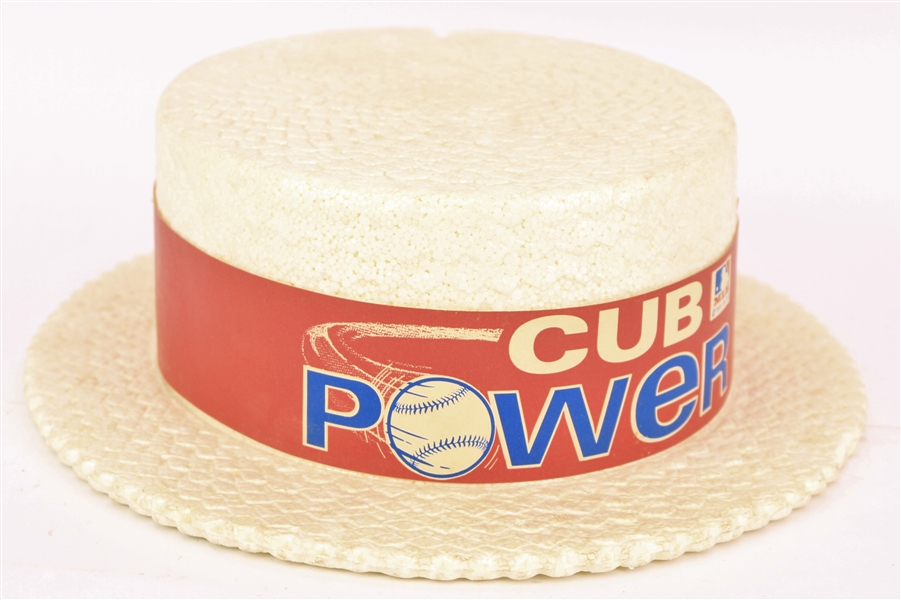 1969 Cub Power Chicago Cubs Styrofoam Top Hat