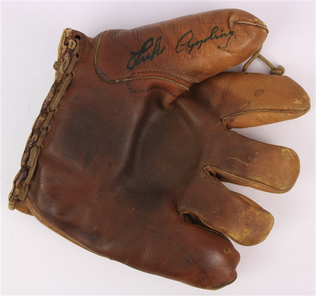 1940s Luke Appling Chicago White Sox Signed Tru-Sport Barney McCoskey Store Model Fielders Mitt (JSA) 