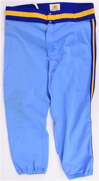 1984-87 Milwaukee Brewers Road Uniform Pants