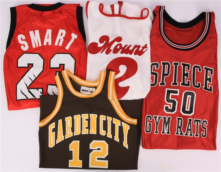 1970s-2000s Basketball Jersey Collection - Lot of 4 w/ Fort Wayne Fury, Garden City, Spiece Gym Rats & More (MEARS LOA)