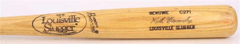 1983-85 Keith Hernandez New York Mets Louisville Slugger Professional Model Game Used Bat (MEARS A8/METS Employee LOA)