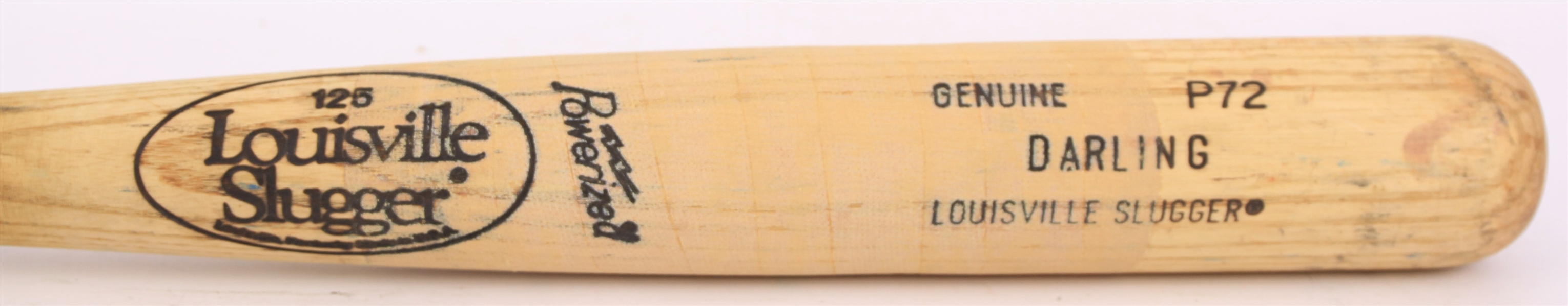 1989 Ron Darling New York Mets Louisville Slugger Professional Model Game Used Bat (MEARS LOA/METS Employee LOA)