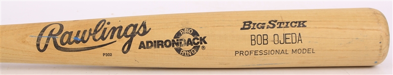 1986 Bob Ojeda New York Mets Rawlings Adirondack Professional Model Game Used Bat (MEARS LOA)