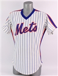 1984 New York Mets Batboy Game Worn Home Jersey (MEARS LOA/METS Employee LOA)