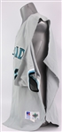 1996 Kevin Brown Florida Marlins Game Worn Road Jersey (MEARS LOA/METS Employee LOA) Ripped Off After Bad Outing