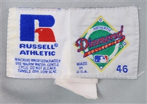 1996 Kevin Brown Florida Marlins Game Worn Road Jersey (MEARS LOA/METS Employee LOA) Ripped Off After Bad Outing