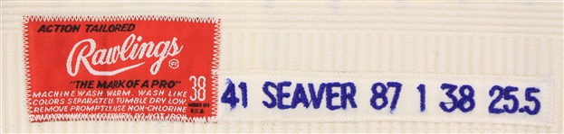 1987 Tom Seaver New York Mets Post Career Comeback Attempt Uniform Pants (MEARS LOA/METS Employee LOA)
