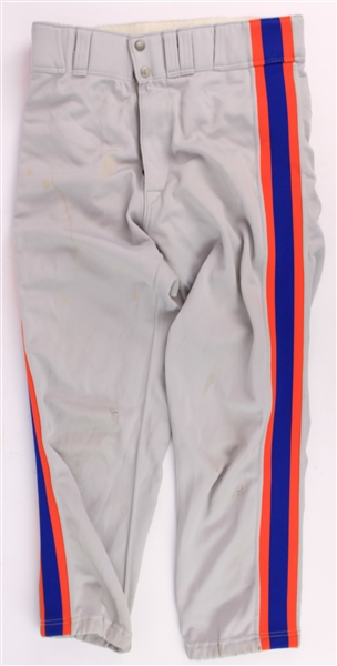 1985 Mookie Wilson New York Mets Game Worn Road Uniform Pants (MEARS LOA/METS Employee LOA)