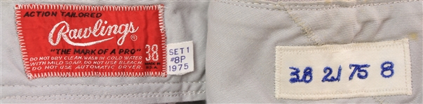 1975 Yogi Berra New York Mets Game Worn Road Uniform Pants (MEARS LOA/METS Employee LOA)
