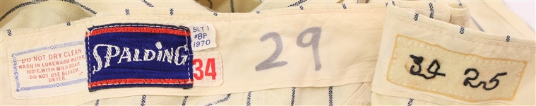 1970 Ken Singleton New York Mets Game Worn Home Uniform Pants (MEARS LOA)