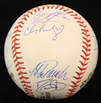 2000 New York Yankees World Series Champions Team Signed OWS Selig Baseball w/ 22 Signatures Including Joe Torre, Roger Clemens, Paul O'Neill & More (JSA/METS Employee LOA) 