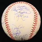 2000 New York Yankees World Series Champions Team Signed OWS Selig Baseball w/ 22 Signatures Including Joe Torre, Roger Clemens, Paul O'Neill & More (JSA/METS Employee LOA) 