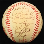 1985 National League All Stars Team Signed OASG Ueberroth Baseball w/ 32 Signatures Including & More (JSA/METS Employee LOA)