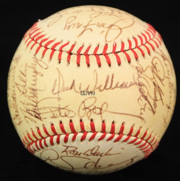 1985 National League All Stars Team Signed OASG Ueberroth Baseball w/ 32 Signatures Including & More (JSA/METS Employee LOA)
