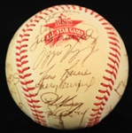 1985 National League All Stars Team Signed OASG Ueberroth Baseball w/ 32 Signatures Including & More (JSA/METS Employee LOA)