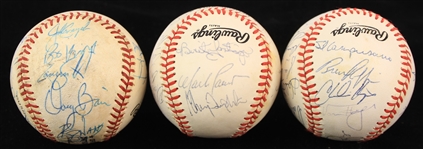 1980's-90's Signed Baseball Collection - Lot of 12 w/ Lenny Dykstra, Andre Dawson, Ryne Sandberg & More (JSA/METS Employee LOA)