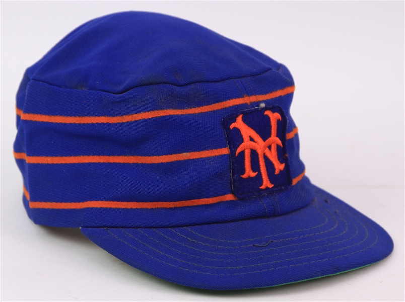 1970s New York Mets New Era Adjustable Pillbox Style Cap