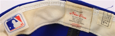 1986-87 Dwight Gooden Bobby Ojeda New York Mets Game Worn Caps - Lot of 2 (MEARS LOA/METS Employee LOA)