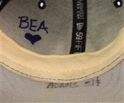 2000 Terry Adams Los Angeles Dodgers Game Worn Cap (MEARS LOA/METS Employee LOA)