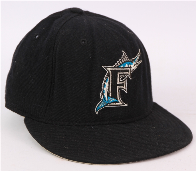 1993-96 Florida Marlins #27 Game Worn Cap (MEARS LOA)