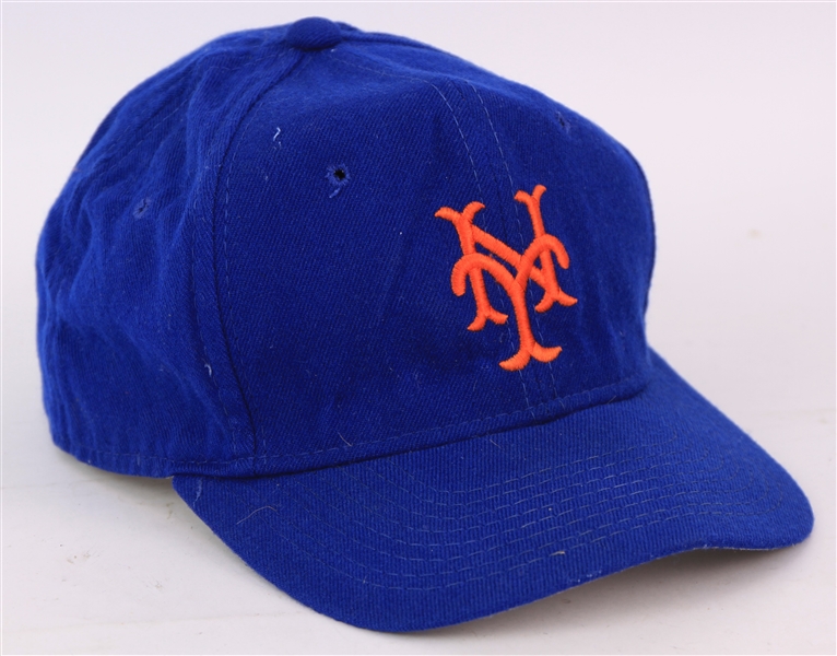 1988-90 Davey Johnson New York Mets Game Worn Cap (MEARS LOA/METS Employee LOA)