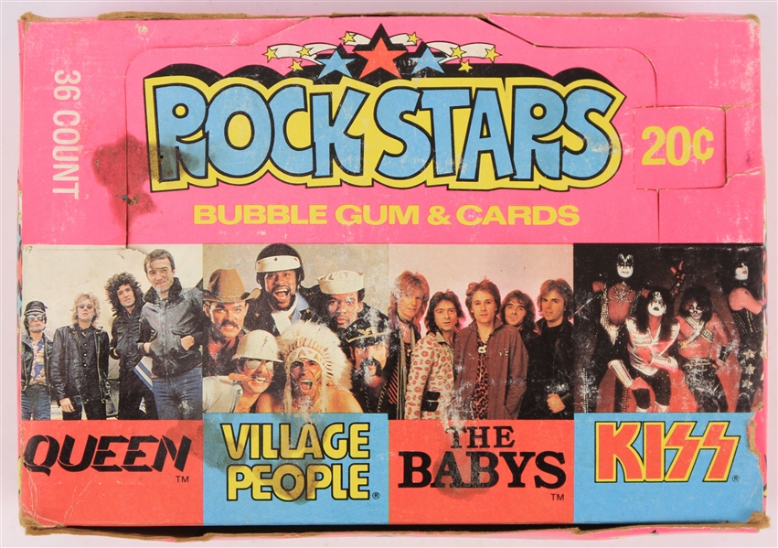1979 Donruss Rock Stars Trading Cards - Hobby Box w/ 36 Sealed Packs