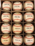 1995-99 New York Mets Shea Stadium ONL Coleman Game Used Baseballs - Lot of 12 (MEARS LOA/METS Employee LOA)