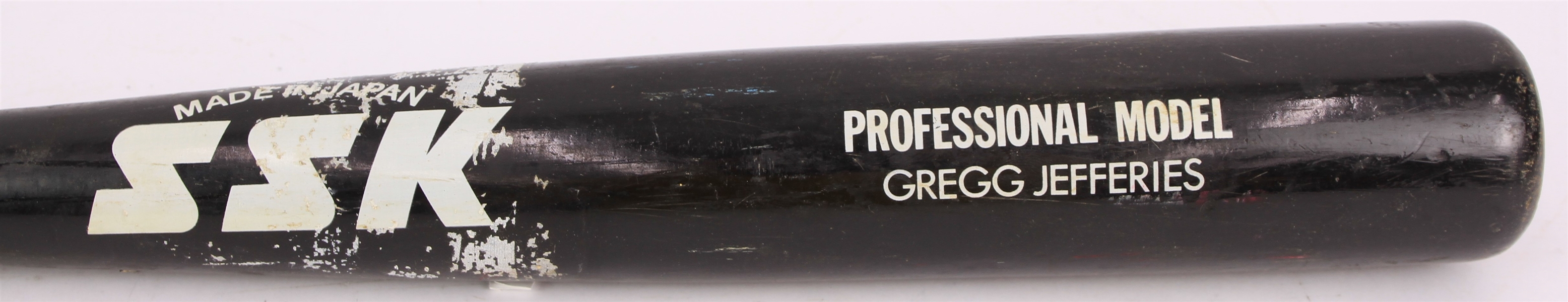 1987-89 Gregg Jefferies New York Mets SSK Professional Model Game Used Bat (MEARS LOA/Mets Employee LOA)