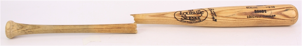 1986-89 Barry Bonds Pittsburgh Pirates Louisville Slugger Professional Model Game Used Bat (MEARS LOA/METS Employee LOA)
