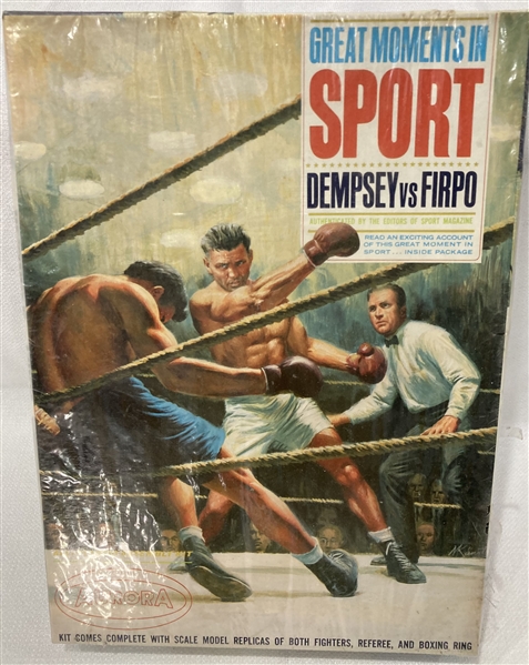1960s Dempsey vs. Firpo "Great Moments in Sport" Aurora Model Kit