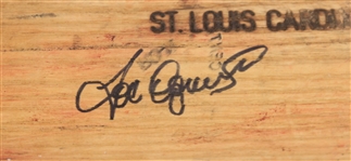 1991-95 Jose Oquendo St. Louis Cardinals Signed Louisville Slugger Professional Model Game Used Bat (MEARS LOA/METS Employee LOA)