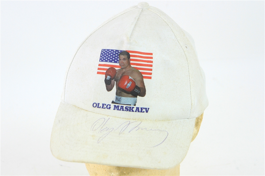 2006-08 Oleg Maskaev World Heavyweight Champion Signed Cap