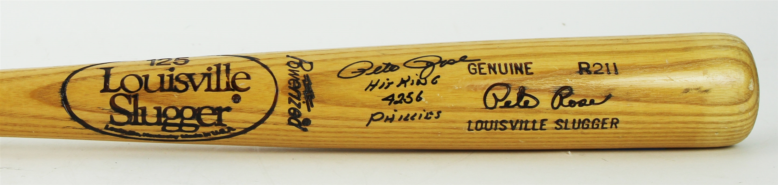 1980-83 Pete Rose Philadelphia Phillies Signed Louisville Slugger Professional Model Bat (MEARS A5/JSA & PSA/DNA)