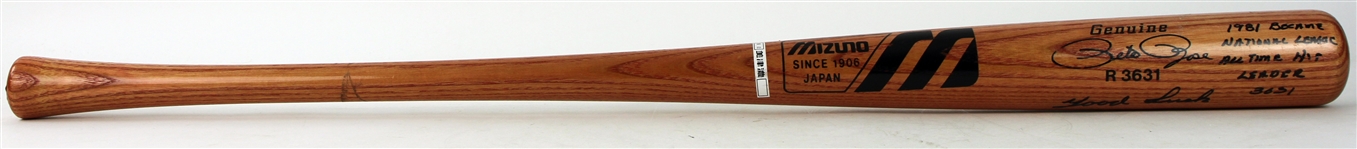 1981 Pete Rose Philadelpia Phillies Signed Mizuno Professional Model Bat (MEARS A5/JSA & PSA/DNA)
