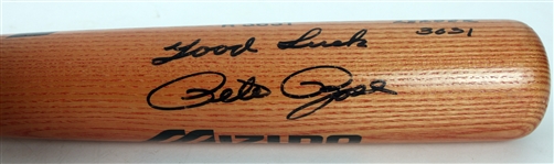 1981 Pete Rose Philadelpia Phillies Signed Mizuno Professional Model Bat (MEARS A5/JSA & PSA/DNA)