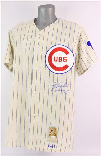 1969 Fergie Jenkins Chicago Cubs Signed Mitchell & Ness Throwback Jersey (*JSA*)
