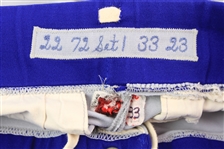 1972 Paul Popovich Chicago Cubs Signed Game Worn Road Uniform Pants (MEARS LOA/JSA)