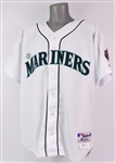 2001 Lou Piniella Seattle Mariners Game Worn Home Jersey (MEARS LOA)
