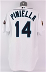 2001 Lou Piniella Seattle Mariners Game Worn Home Jersey (MEARS LOA)
