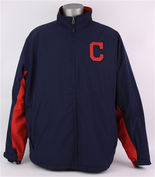 2013 Cleveland Indians Warm Up Jacket w/ Insulated Liner (MEARS LOA)