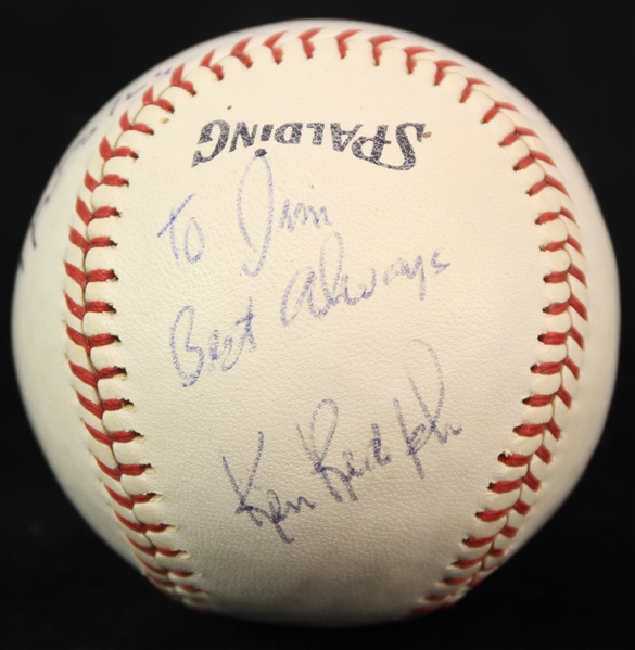 1964 Ken Rudolph Chicago Cubs Signed Baseball (JSA)