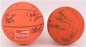 1970's-2000's Milwaukee Bucks Team Signed Basketballs - Lot of 3 w/ Brian Winters, Marques Johnson, Jack Sikma, Sidney Moncrief, Mo Williams & More (JSA)