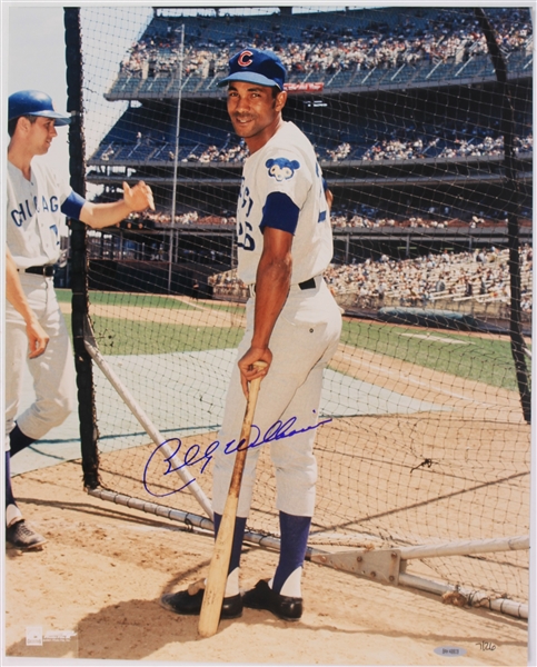 2001 Billy Williams Chicago Cubs Signed 16" x 20" Photo (JSA) 7/26