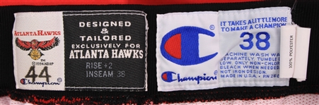 1996-97 Alan Henderson Atlanta Hawks Warm Up Suit w/ Jacket & Pants (MEARS LOA)