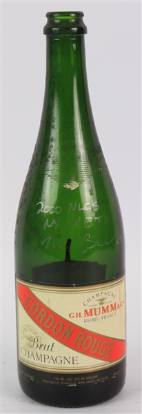 2000 New York Mets Champagne Bottle from NLCS Locker Room Celebration (MEARS LOA/Mets Employee LOA)