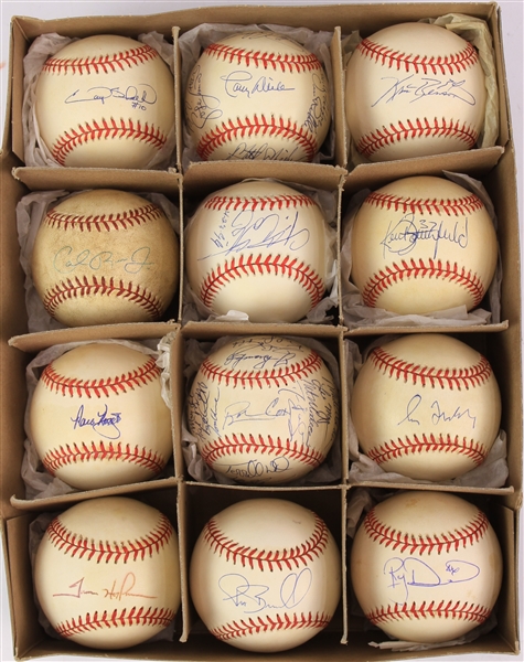 1990s-2000s Signed Baseball Collection - Lot of 12 w/ Greg Maddux, Cal Ripken Jr., Gary Sheffield, Trevor Hoffman & More (JSA/Mets Employee LOA)