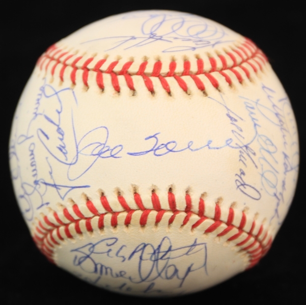 1998 World Series Champion New York Yankees Team Signed OAL Budig Baseball w/ 31 Signatures Including Derek Jeter, Mariano Rivera, Joe Torre & More (JSA)